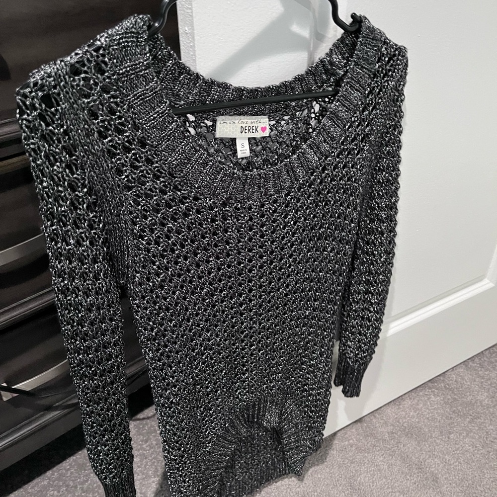 Black Knit Sweater for Women